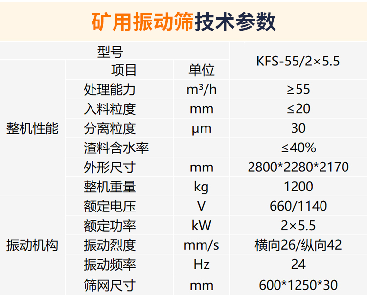 矿用振动筛